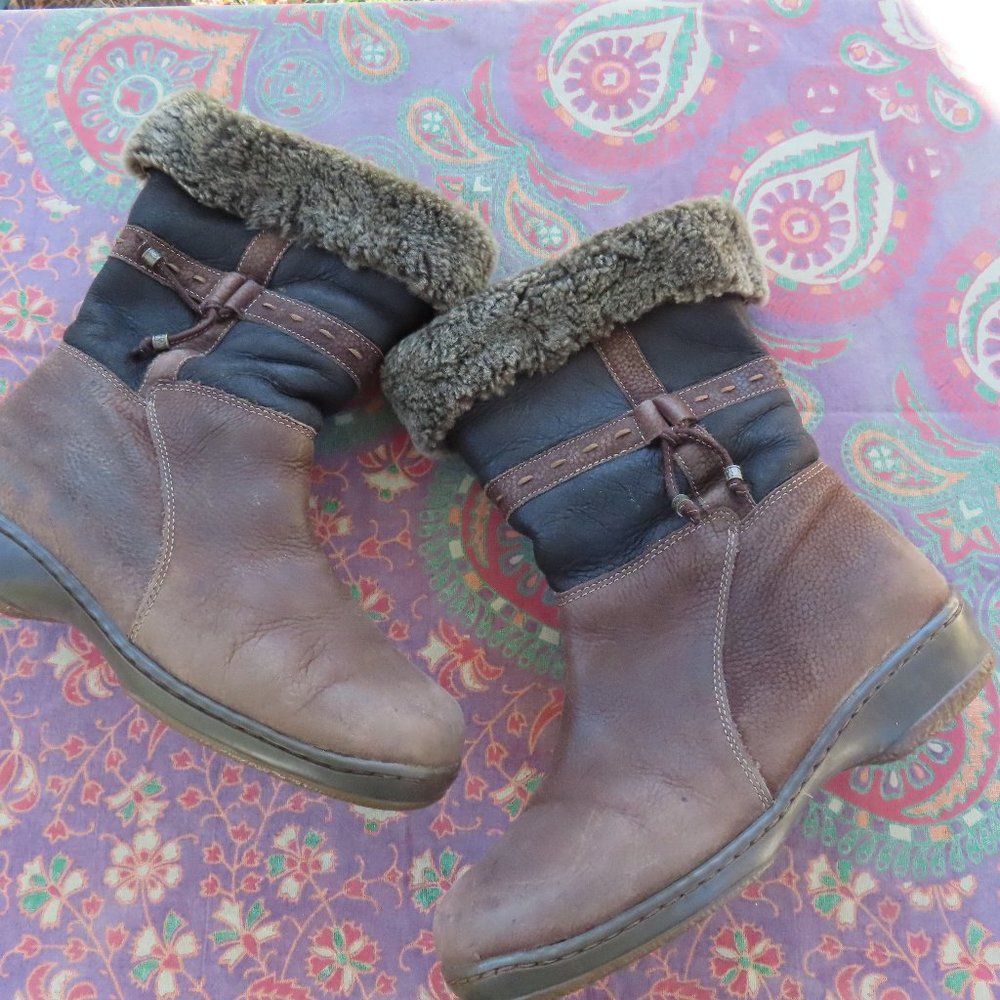 Blondo Leather Shearling Lined Boots